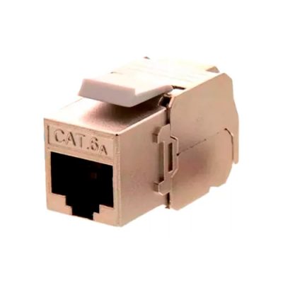 CONECTOR CAMBO JACK RJ45 HEMBRA CAT6A BLINDADO TIPO 110 TOOLLESS