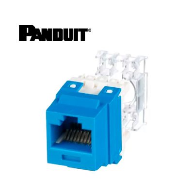 CONECTOR JACK RJ45 PANDUIT NK688MBU-Q HEMBRA CAT6 AZUL NETKEY