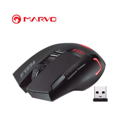 MOUSE OPTICO INALÁMBRICO GAMER 3D SCORPION M720W SCROLL RGB 8 BOTONES PROGRAMABLES