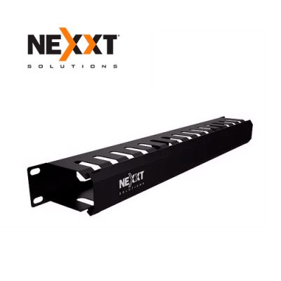 ORGANIZADOR NEXXT NPM-DH1UB HORIZONTAL PARA RACK 1UR 44×70 19″ TIPO DUCTO