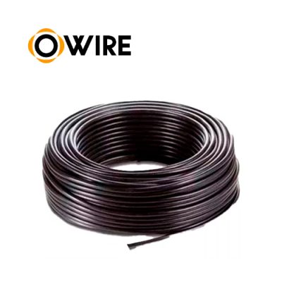 ROLLO DE CABLE UTP OWIRE CAT6 NEGRO CCA 23AWG OUTDOOR DOBLE CHAQUETA 100mts.