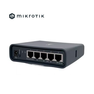 ACCESS POINT WIRELESS AC750 MIKROTIK RB952Ui-5ac2nD-TC HAP LITE TC DUAL BAND 200mW 5 PUERTOS FAST ETHERNET 10/100 MBPS