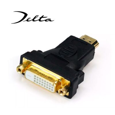 ADAPTADOR DE VIDEO HDMI 19 PINES MACHO A DVI-D 24+1 PINES HEMBRA