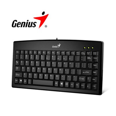 MINI TECLADO GENIUS LUXMATE 100 USB EN ESPAÑOL COMPACTO EN COLOR NEGRO