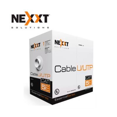 ROLLO DE CABLE U/UTP NEXXT AB355NXT45 CMX GRIS 25AWG CAT5E 305mts.