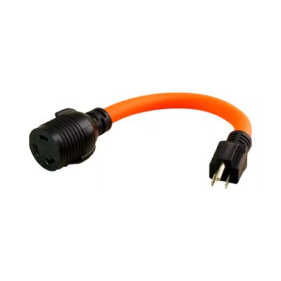 CABLE ADAPTADOR DE ALIMENTACION NEMA 5-15P MACHO A L5-30R HEMBRA 30A