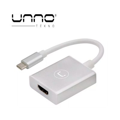 CABLE ADAPTADOR UNNO AD3001SV USB-C A HDMI HEMBRA