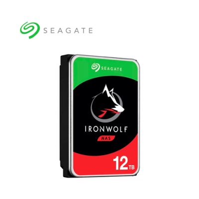 DISCO DURO SEAGATE IRONWOLF ST12000VN0008 DE 12TB PC STORAGE SATA 3.5″ RED