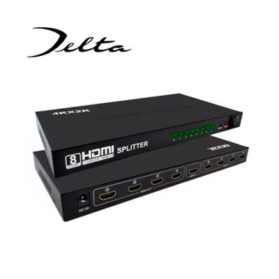 SPLITTER AMPLIFICADOR MULTIPLICADOR HDMI DE 1 ENTRADA A 8 SALIDAS 3D FULL HD 1080P