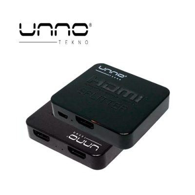 SPLITTER DE VIDEO HDMI UNNO 4K DE 1 ENTRADA A 2 SALIDAS