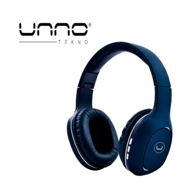 AUDIFONOS UNNO OVALA HS7408BL INALAMBRICOS CON MICROFONO, RANURA MICRO SD, AUX Y BOTON DE CONTROL MANOS LIBRES