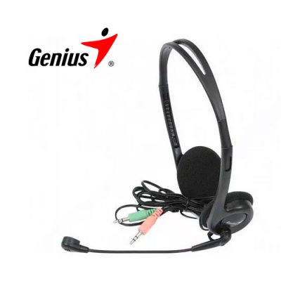 AURICULAR GENIUS HS-200C CON MICRÓFONO Y CONTROL DE VOLUMEN