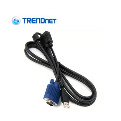 CABLE DE VIDEO TRENDNET TK-CU06 PARA SWITCH KVM USB VGA 1.8MTS