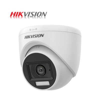 CAMARA DE VIGILANCIA TURBO HD DOMO HIKVISION DS-2CE76D0T-EXLPF 2MP 1080P 2.8mm DIA Y NOCHE, EXIR (plástico)