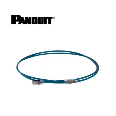 CABLE DE RED F/UTP PATCH CORD PANDUIT CAT6A CERTIFICADO BLINDADO CM/LSZH 28 AWG 1 MTS PAN-NET