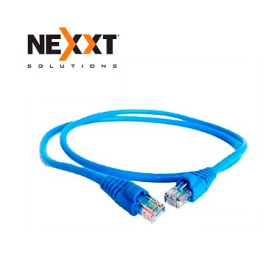 CABLE DE RED UTP NEXXT AB361NXT24 PATCH CORD AZUL CAT6 10PIES