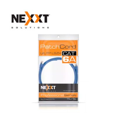 CABLE DE RED UTP PATCH CORD NEXXT CAT6A CERTIFICADO 3 LSZH PIES