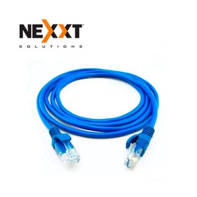 CABLE DE RED UTP PATCH CORD NEXXT CAT5E CERTIFICADO 3 PIES