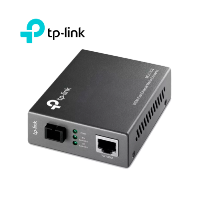 CONVERTIDOR DE MEDIO WDM TPLINK MC111CS FIBRA OPTICA MONOMODO CONECTOR SC