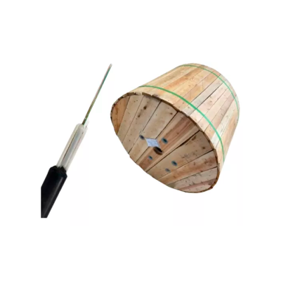 FIBRA OPTICA MINI ADSS (ASU) OWIRE SM 6 HILOS EXTERIOR HDPE 0.7mm G.652D w/2 FRP SPAN 100m 4km.