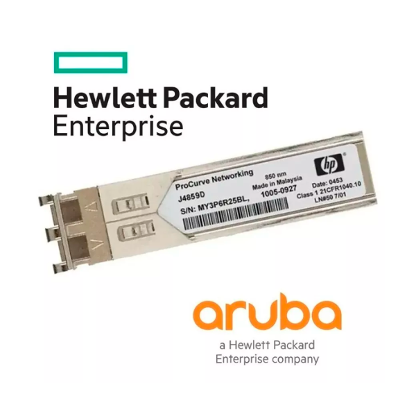 MODULO DE FIBRA HPE SFP J4859D GIGABIT 1000 BASE-LX CONECTOR LC