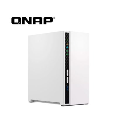 SERVIDOR NAS QNAP TS-233 2xBAHIAS, SATA, 2.0Ghz, 2GB ON BOARD, PUERTOS USB, USB 3.2 , 1GbE, 1XLAN