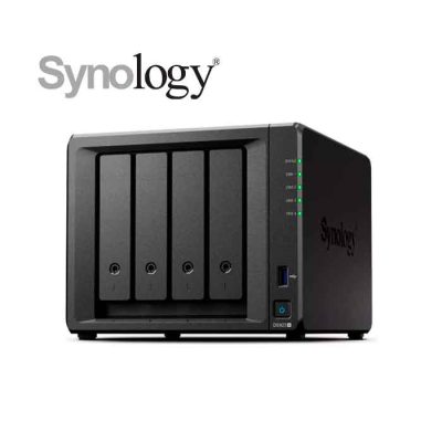 SERVIDOR NAS SYNOLOGY DS923+, 4xBAHIAS 3.5/2.5 + 2xBAHIAS M.2 2280 NVMe SSD, SATA, RAID 1 AL 10, 2.0Ghz, 4 GB DDR4, PUERTO USB, 2xLAN