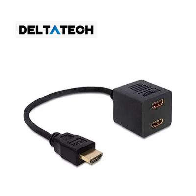 SPLITTER HDMI 2 x HEMBRAS A 1 x MACHO PARA DOS MONITORES