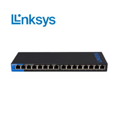 SWITCH LINKSYS LGS116 DE 16 PUERTOS GIGABIT 10/100/1000 MBPS DE ESCRITORIO