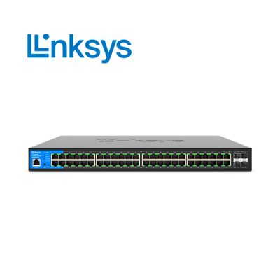 SWITCH LINKSYS LGS352MPC ADMINISTRABLE L3 DE 48 PUERTOS GIGABIT 10/100/1000 PoE+ 740W + 4×10 GIGABIT SFP