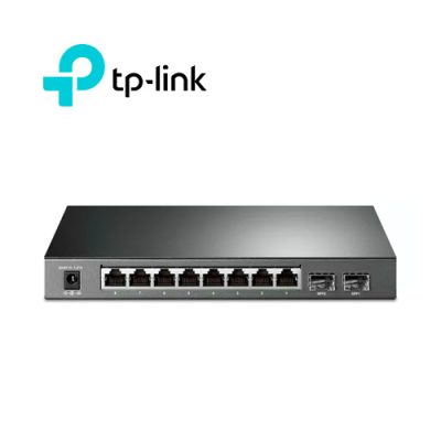 SWITCH TP-LINK TL-SG2210P DE 8 PUERTOS GIGABIT 10/100/1000 PoE+ 61W + 2 SFP