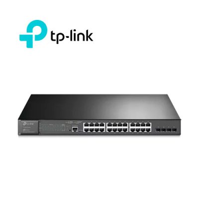 SWITCH TP-LINK TL-SG3428MP ADMINISTRABLE L2 DE 24 PUERTOS 10/100/1000 POE+ CON 4 PUERTOS GIGABIT SFP