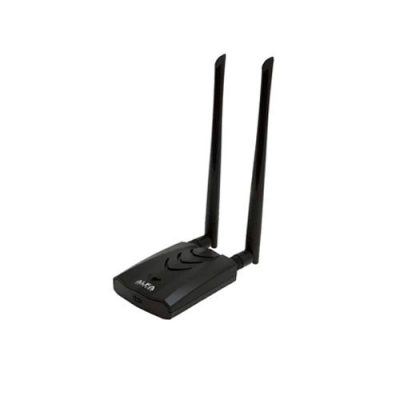 ADAPTADOR USB 3.0 WIRELESS AX3000 ALFA AWUS036AXML WIFI6E TRI BAND DOS ANTENAS 5dBi ALTA POTENCIA