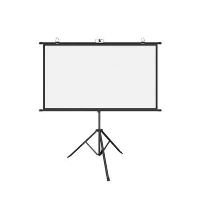 PANTALLA DE PROYECCION PP-26001 220 x 123cm 16:9 100″ TRIPODE MANUAL