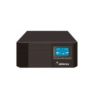 INVERSOR DE VOLTAJE ABLEREX AB-INV1500 ON-LINE DE 1500VA 1000W 12VDC 3 TOMAS CON LCD 120V