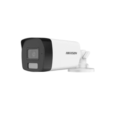 CAMARA DE VIGILANCIA TURBO HD BALA HIKVISION SMART HYBRID LIGHT DS-2CE17K0T-EXLF 5MP 3K 2.8mm IP67 DIA Y NOCHE (metal)