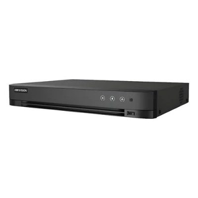 DVR HIBRIDO 4CH HIKVISION ACUSENSE IDS-7204HUHI-M1/XT TURBO HD 4 PUERTOS BNC + 2IP, 2xUSB 2.0, RS-485, HDMI/VGA, AUDIO, H.265