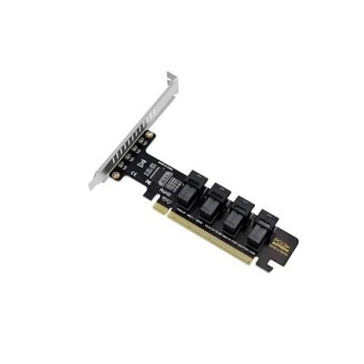 TARJETA DE RED PCI-E X16 DE 4 PUERTOS NVME U.2 SFF-8643 PARA SSD