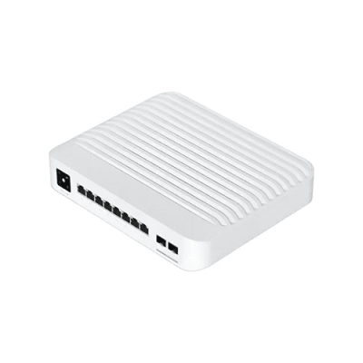 SWITCH UBIQUITI UNIFI USW-PRO-8-POE ADMINISTRABLE L3 DE 8 PUERTOS GIGABIT 10/100/1000 PoE+ 120W + 2 PUERTOS 10G SFP+