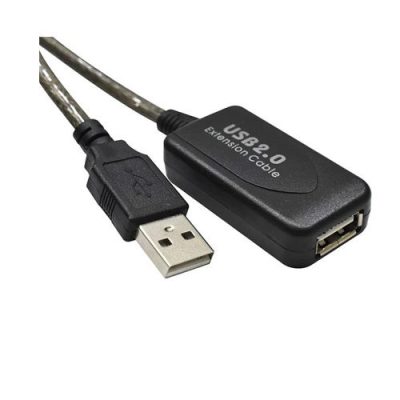 CABLE EXTENSION ACTIVA DELTA USB 2.0 TIPO AA MACHO HEMBRA 15mts.