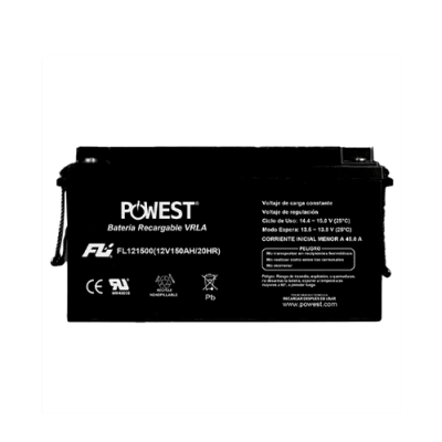 BATERIA SELLADA POWEST FL121500GS 12V 150AH