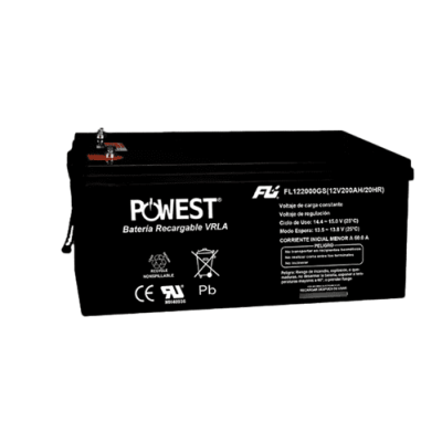 BATERIA SELLADA POWEST FL122000GS 12V 200AH