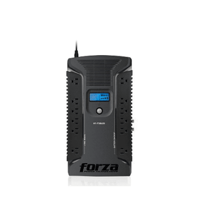 UPS FORZA HT-750LCD DE 750VA 375W 12 TOMAS 120V RJ11, USB, COAXIAL
