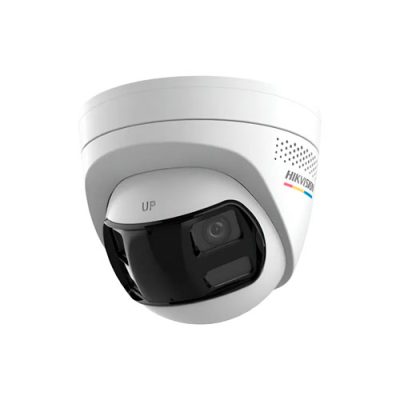 CAMARA IP DE VIGILANCIA HD TIPO DOMO DOBLE LENTE 180° HIKVISION DS-2CD1367G2HP-LIUF/SRB 6MP 2.8mm H.265+ DIA Y NOCHE COLORVU HIBRIDA AUDIO PoE IP67 (metal/plástico)