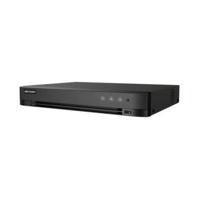 DVR HÍBRIDO 4CH HIKVISION ACUSENSE iDS-7204HQHI-M1/XT TURBO HD 4 PUERTOS BNC + 2IP, 2xUSB 2.0, RS-485, HDMI/VGA, AUDIO, H.265 PRO