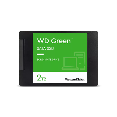 DISCO SOLIDO SSD WESTERN D. WDS200T2G0A DE 2TB SATA III 2.5″ 7mm GREEN