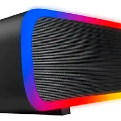 BARRA DE SONIDO GENIUS 200BT BLUETOOTH DE 4W CON CONTROL DE VOLUMEN CONECTOR 3.5mm, LED RGB