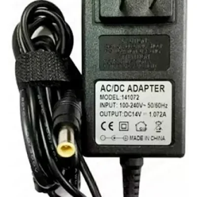 CARGADOR PARA MONITOR SAMSUNG 141072 DE 14V 1.072A PUNTA NEGRA