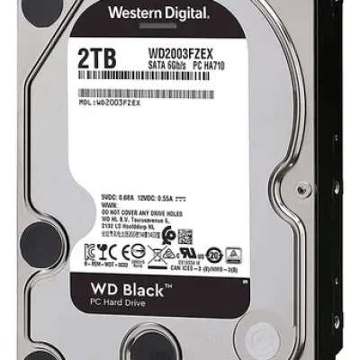DISCO DURO WESTERN D. WD2003FZEX DE 2TB PC SATA 3.5″ BLACK