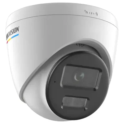 CAMARA IP DE VIGILANCIA HD TIPO TORRETA HIKVISION DS-2CD1327G3-LIU 2MP 2.8MM H.265+ DIA Y NOCHE SMART HYBRID LIGHT AUDIO PoE IP6